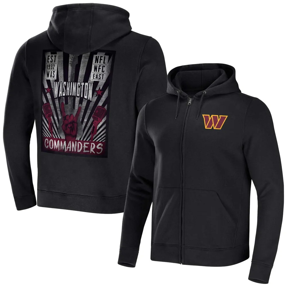 NFL x Darius Rucker Collection by Fanatics Commanders Rocker Full-Zip Hoodie - Men's