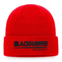 Fanatics Blackhawks Authentic Pro Locker Room Knit Hat - Men's