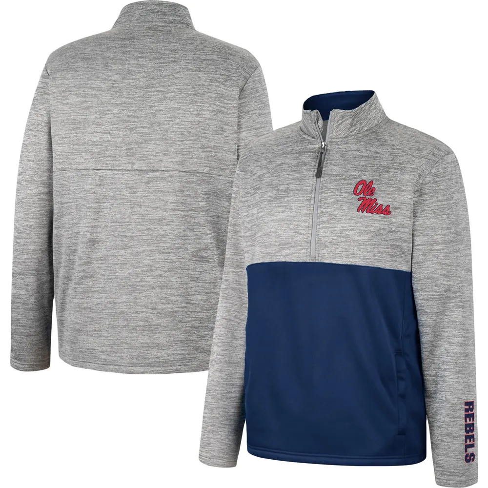 Colosseum Ole Miss John Half-Zip Jacket - Men's