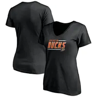 Fanatics Ducks Plus Mascot Bounds V-Neck T-Shirt - Women's