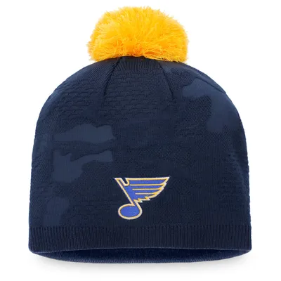 Fanatics Blues Authentic Pro Team Locker Room Beanie - Women's