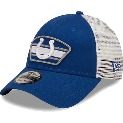New Era Colts Logo Patch Trucker 9FORTY Snapback Hat - Men's
