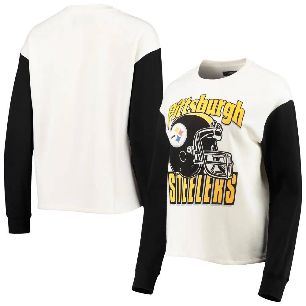 Pro Standard Steelers Neutral Pullover Sweatshirt - Women's