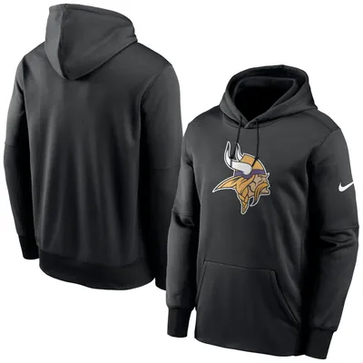 Nike Vikings Fan Gear Primary Logo Pullover Hoodie - Men's