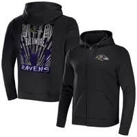 NFL x Darius Rucker Collection by Fanatics Ravens Rocker Full-Zip Hoodie - Men's