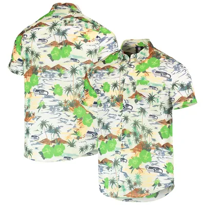 Seattle Seahawks Tommy Bahama La Playa Luau Button-Up Camp Shirt