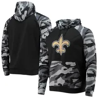 Forever Collectible Saints Raglan Pullover Hoodie - Men's