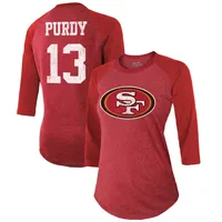 Majestic Threads 49ers 3/4-Sleeve Fitted T-Shirt - Women's