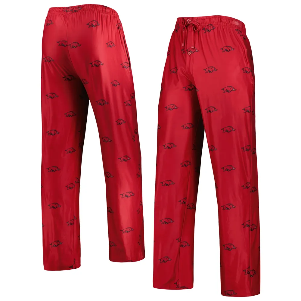 Concepts Sport Arkansas Logo Flagship Allover Print Pants - Men's