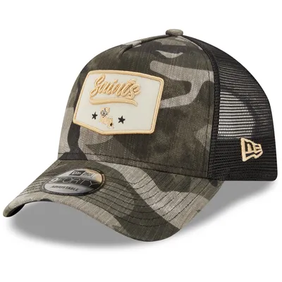 New Era Pittsburgh Steelers Camo 9Forty A Frame Trucker Snapback Hat, A-FRAME HATS, CAPS