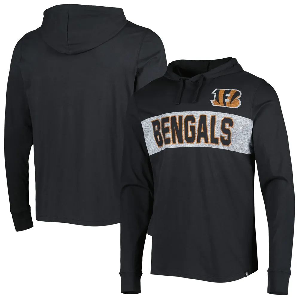 47 Brand Bengals Field Franklin Pullover Hoodie - Men's