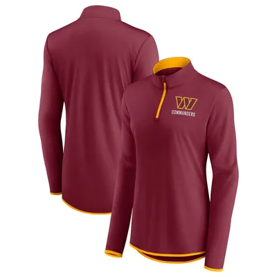 Fanatics Commanders Worth the Drive Quarter-Zip Top - Women's