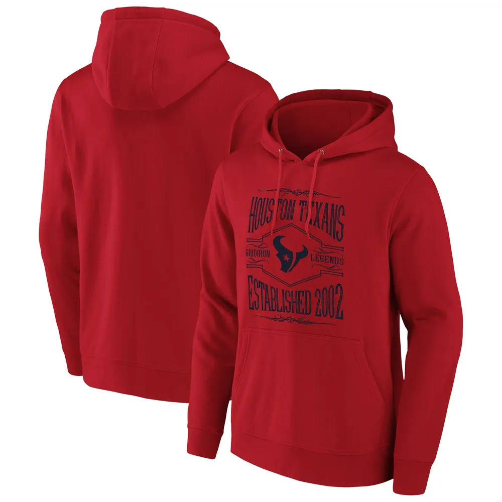 NFL x Darius Rucker Collection by Fanatics Texans 2-Hit Pullover Hoodie - Men's