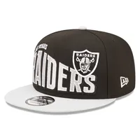 New Era Raiders Wordmark Flow 9FIFTY Snapback Hat - Men's