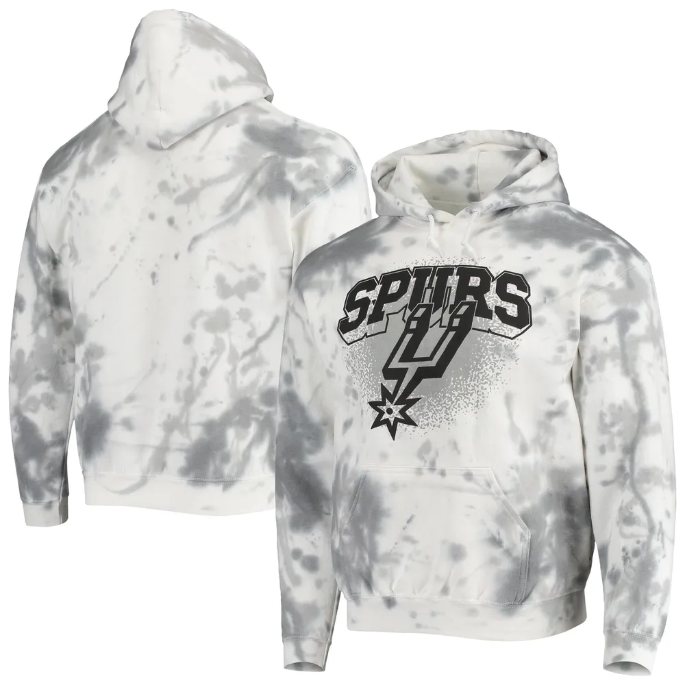 Junk Food Spurs Tie-Dye Pullover Hoodie - Men's