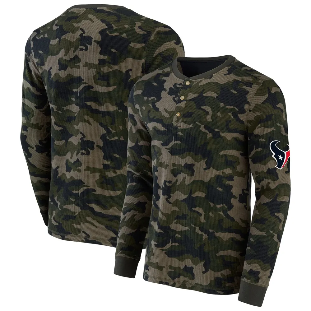 NFL x Darius Rucker Collection by Fanatics Texans Thermal Henley Long Sleeve T-Shirt - Men's