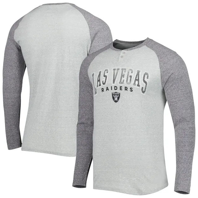 Las Vegas Raiders Starter Halftime Long Sleeve T-Shirt - Black/White