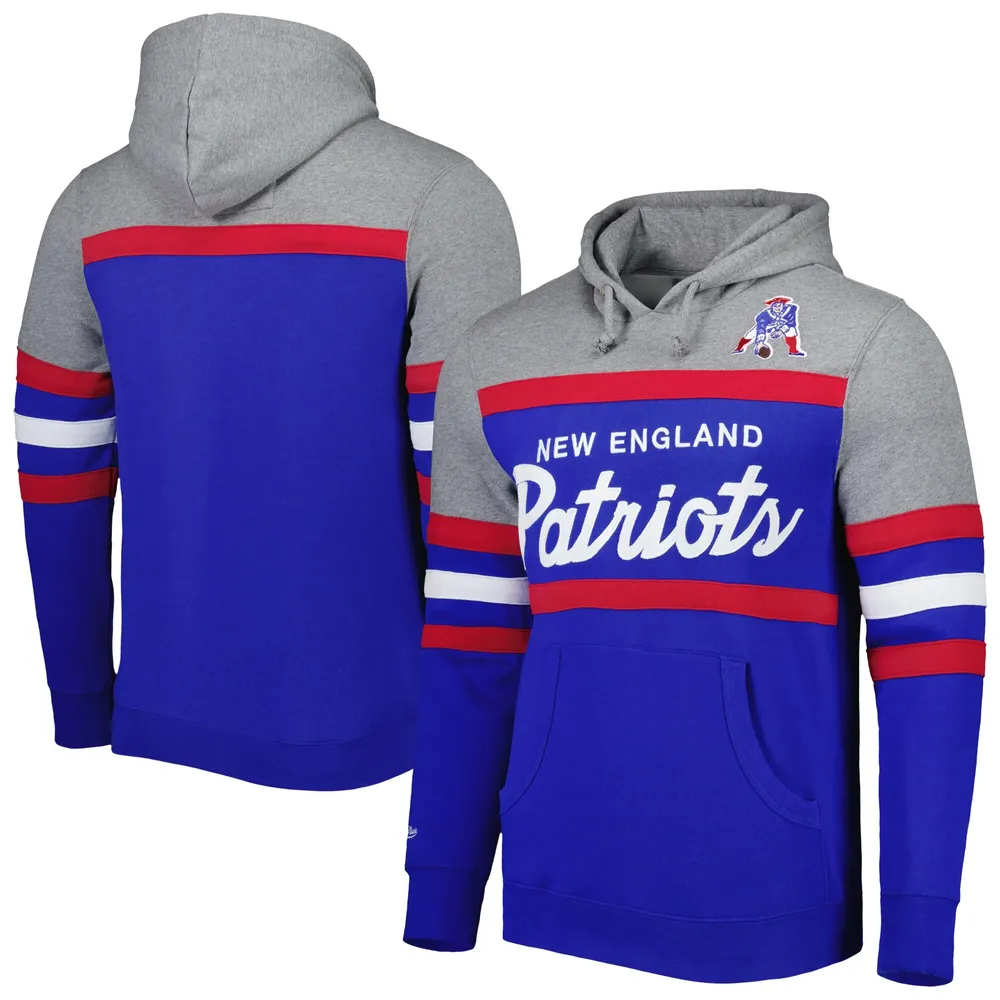 Mitchell & Ness Patriots Head Coach Pullover Hoodie - Men's