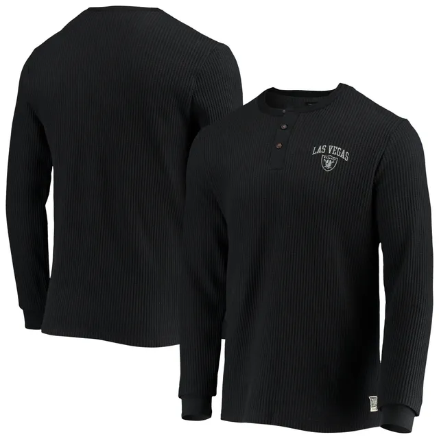 Men's Starter Black/White Las Vegas Raiders Halftime Long Sleeve T-Shirt Size: Small