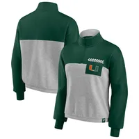 Fanatics Miami FL Sideline to Quarter-Zip Jacket - Women's