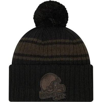 New Era Men's Black Cleveland Browns 2022 Sideline Ink Dye Tonal