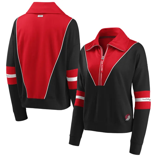 Lids Buffalo Bills WEAR by Erin Andrews Women's Full-Zip Varsity Jacket -  Red/White