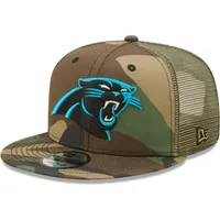 New Era Panthers Olive Trucker 9FIFTY Snapback Hat - Men's