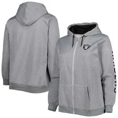 Fanatics Raiders Plus Fleece Full-Zip Hoodie Jacket - Women's