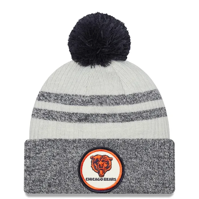 Chicago Bears Hat NFL Team Color Cuffed Pom Knit Winter Beanie New