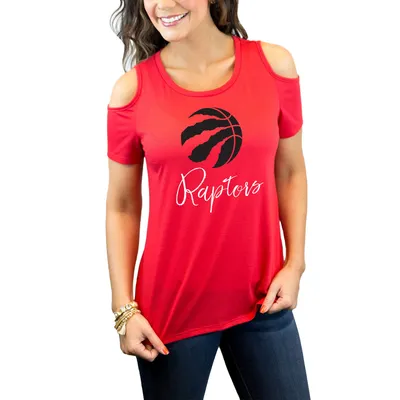 Gameday Couture Raptors Cold Shoulder Flowy T-Shirt - Women's