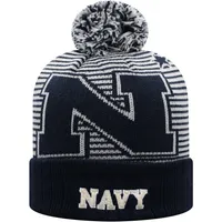 Top of the World Navy Line Up Knit Hat - Men's