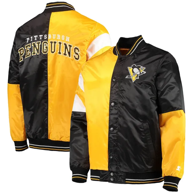 Starter Steelers Leader Varsity Full-Snap Jacket - Men's