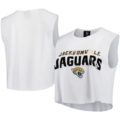 Cuce Jaguars Sequin Cropped Tank Top - Women's