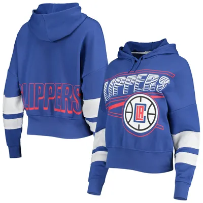 Junk Food Clippers Throwback Stripe Pullover Hoodie - Women's