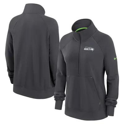 Nike Seahawks Premium Raglan 1/2 Zip Sweatshirt - Women's