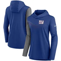 Nike Giants Chevron Hoodie Long Sleeve T-Shirt - Women's