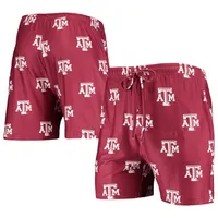 Concepts Sport Texas A&M Flagship Allover Print Jam Shorts - Men's