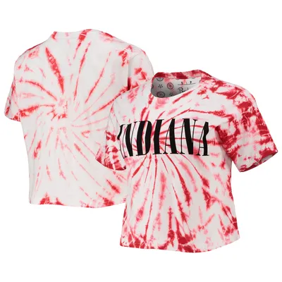 Pressbox Indiana Showtime Tie-Dye Crop T-Shirt - Women's