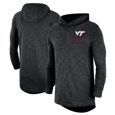 Nike Virginia Tech Slub Long Sleeve Hoodie T-Shirt - Men's