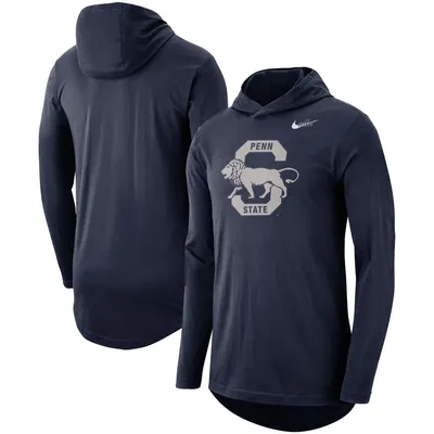 Nike Penn State Long Sleeve Hoodie T-Shirt - Men's