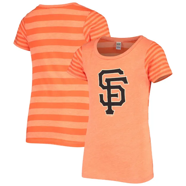 Lids San Francisco Giants Tiny Turnip Girls Toddler Lucky Charm Fringe T- Shirt - White