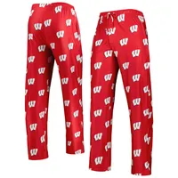 Concepts Sport Wisconsin Logo Flagship Allover Print Pants - Men's