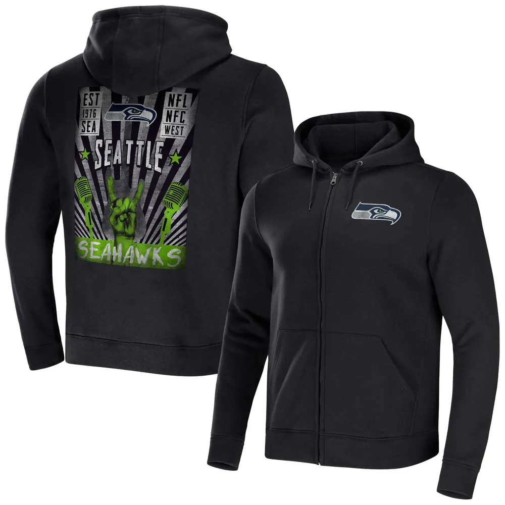 NFL x Darius Rucker Collection by Fanatics Seahawks Rocker Full-Zip Hoodie - Men's