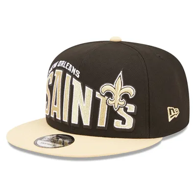 New Era Saints Wordmark Flow 9FIFTY Snapback Hat - Men's