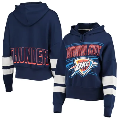 Junk Food Thunder Throwback Stripe Pullover Hoodie - Women's