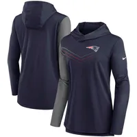 Nike Patriots Chevron Hoodie Long Sleeve T-Shirt - Women's