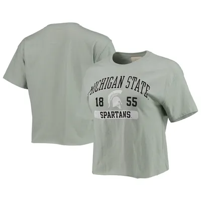 League Collegiate Wear Michigan State Classic Clothesline Crop Top - Women's