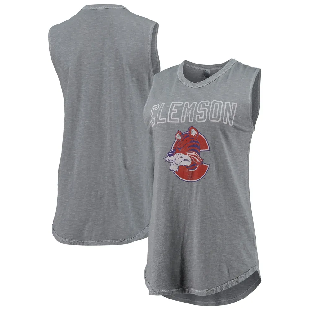 Alternative Apparel Clemson Inside Out Washed Tank Top - Women's
