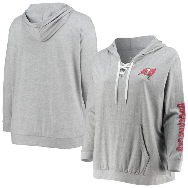 Men's Antigua White Tampa Bay Buccaneers Victory Chenille Pullover Sweatshirt Size: Small