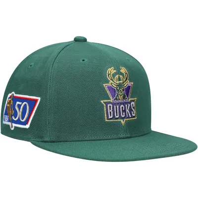 Mitchell & Ness Bucks 50th Anniversary Snapback Hat - Men's